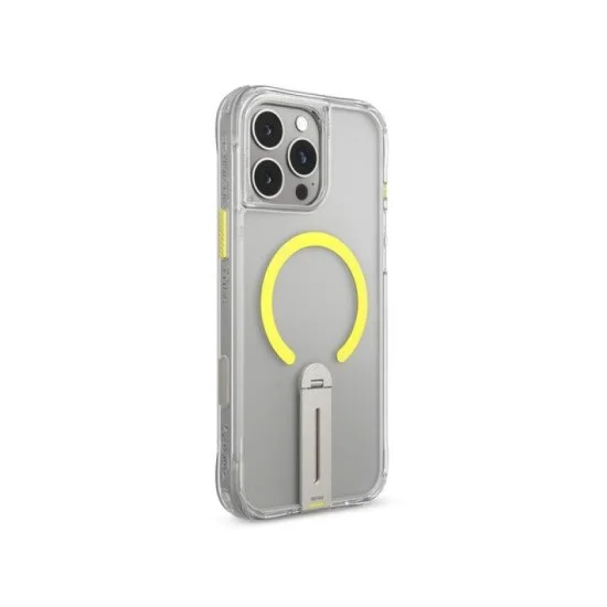 Cover Iphone 16 Pro Helix Mag-Charge + 360&deg; Rotating&nbsp;Stand Skinarma - Clear